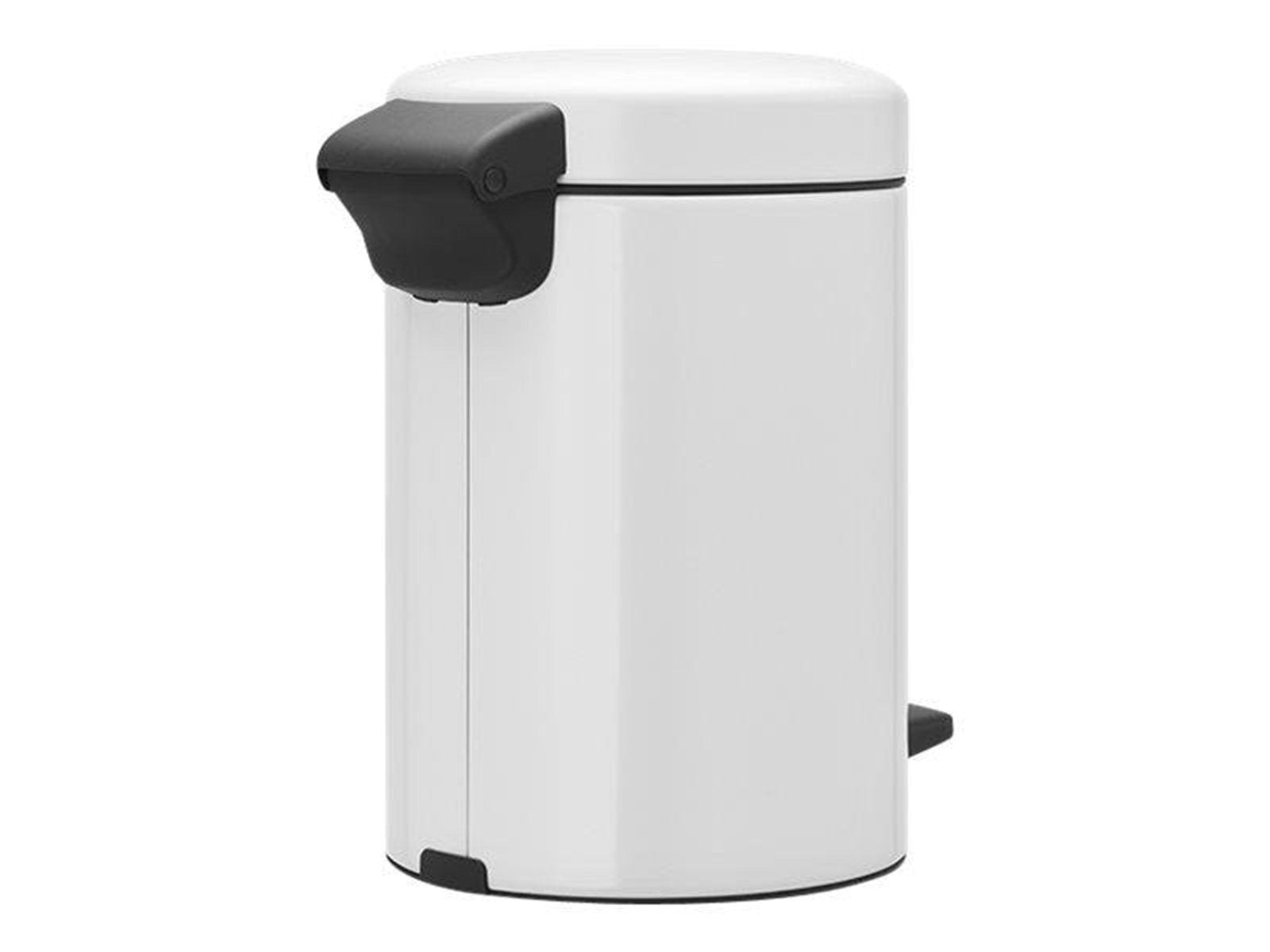 brabantia newIcon - rubbish bin - 3 L - white brabantia newIcon - rubbish bin - 3 L - white